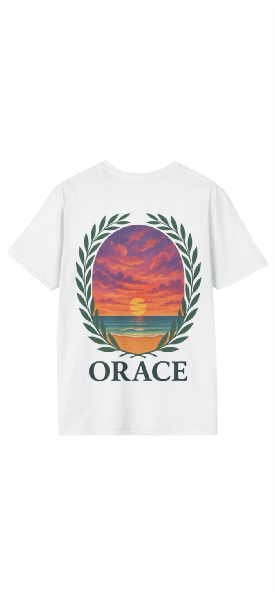 T-shirt Soleil et Plage Blanc